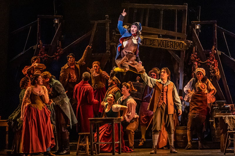 "Master of the House" from Les Misérables (Matt Crowle as Thénardier) Photo: Matthew Murphy & Evan Zimmerman for MurphyMade