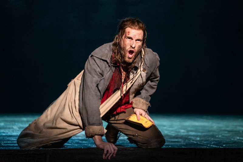 “Prologue” - Nick Cartell as Jean Valjean in Les Misérables Photo: Matthew Murphy & Evan Zimmerman for MurphyMade