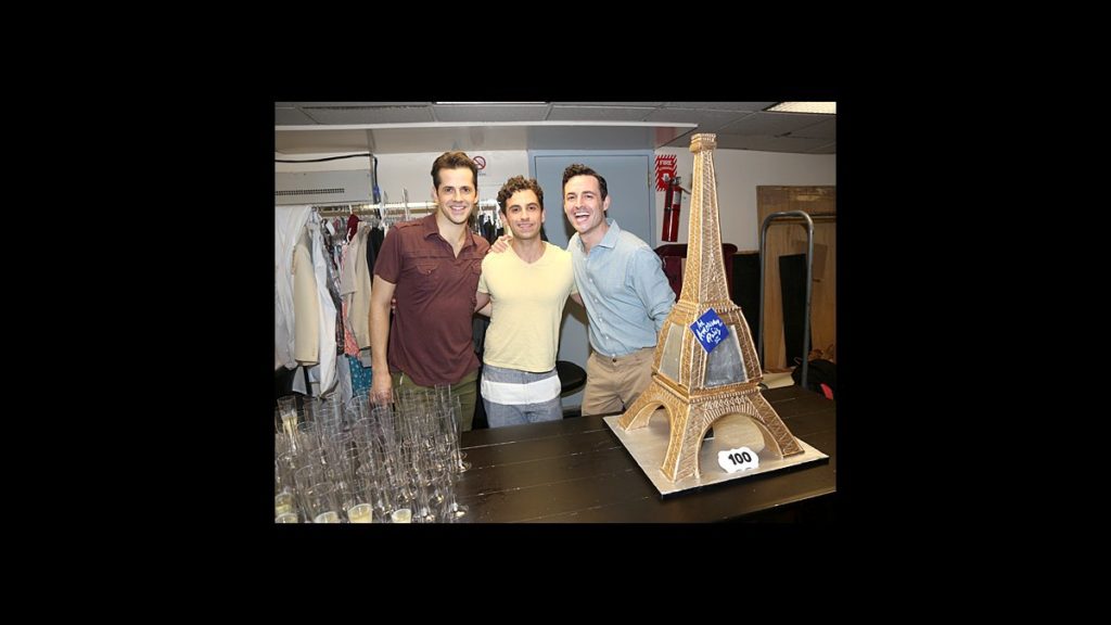 An American in Paris – 100 Performances – OP – 7/15 – Robert Fairchild - Brandon Uranowitz - Max von Essen