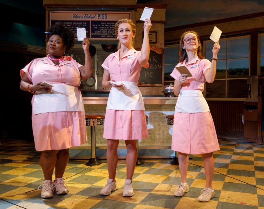 HS - Waitress - Maia Nkenge Wilson - Stephanie Torns - Caitlin Houlahan October Breast Cancer - 9/17 - Joan Marcus